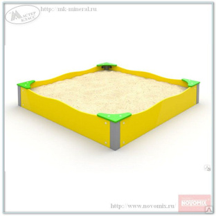 Песок NOVOMIX для детских песочниц и площадок. 