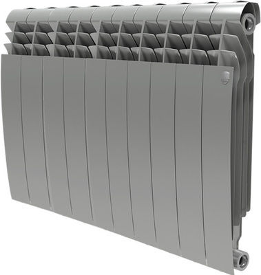 Биметаллический радиатор Royal thermo BiLiner 500 Silver Satin 10 секц.