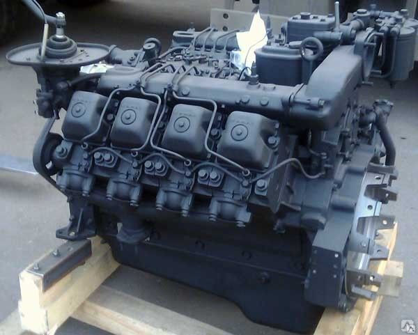 Двигатель КАМАЗ (210 л.с) со стартером № ЕКБ