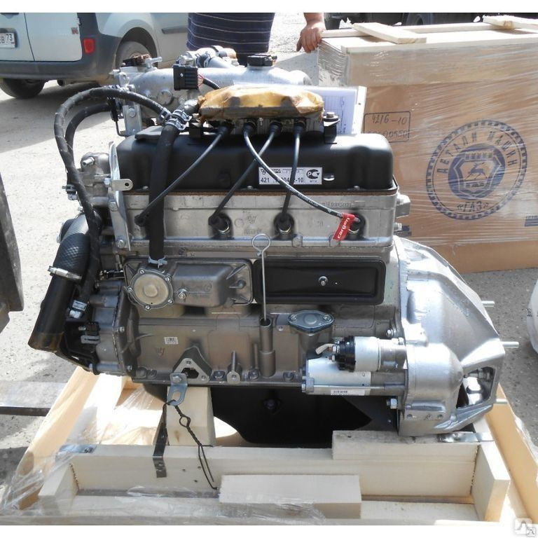 Двигатель УМЗ-4213 (АИ-92 99 л.с ) инжектор для УАЗ шкив ГУР