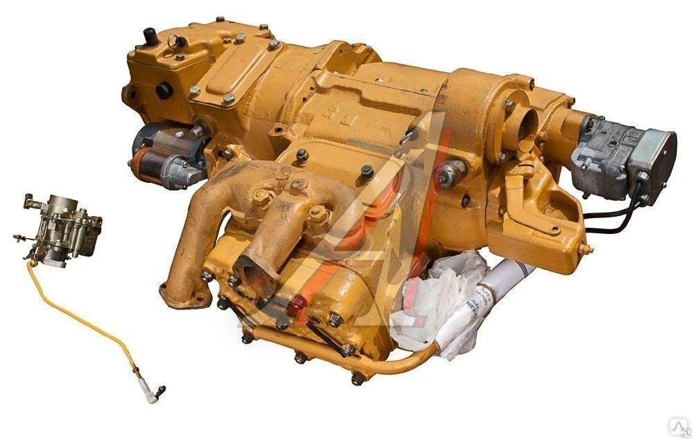 Двигатель П-350 пусковой (без стартера, кожуха, магнето, карбюратора) ЕКБ