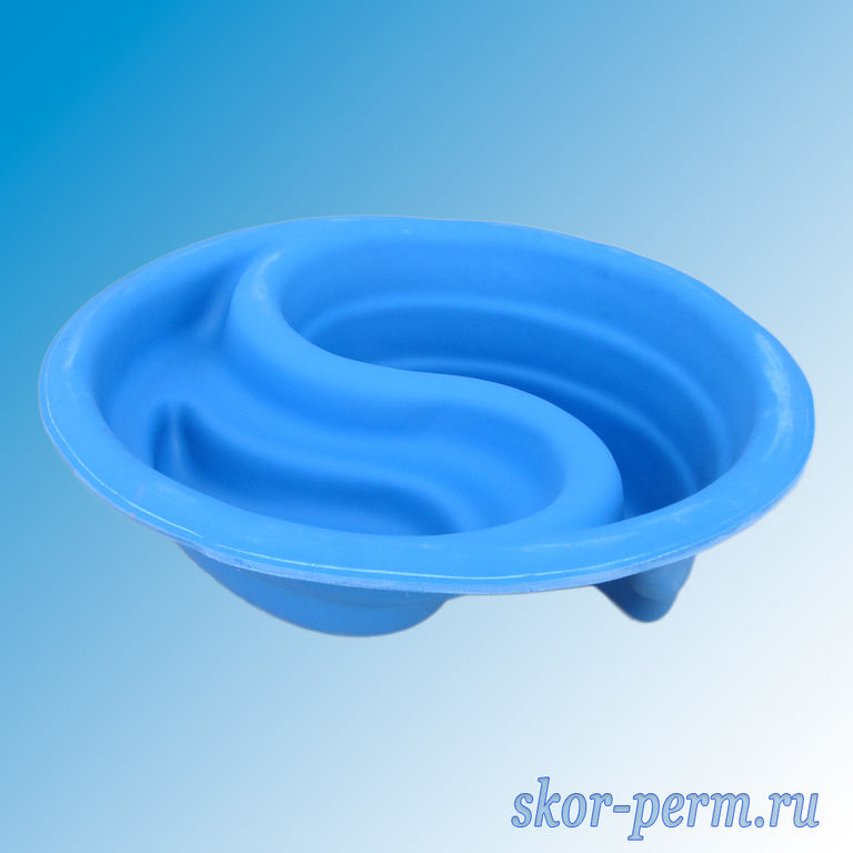 Чаша для пруда пластиковая 60 литров синяя