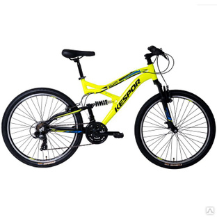 Горный велосипед Kespor 26” Sirius alloy, желтый #1