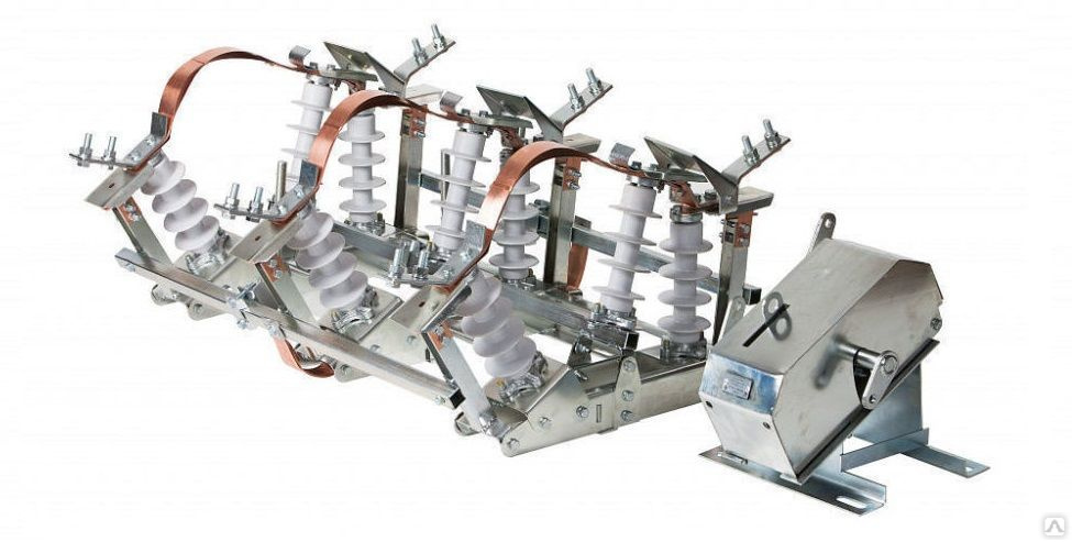 Разъединитель РЛК-1б-10.IV/400 УХЛ1 с приводом ПР-У-01 и КМЧ (6200мм ...