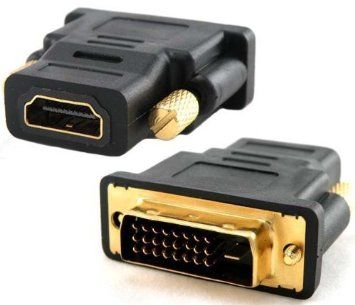 Переходник шт. DVI-D - гн.HDMI (Gold) "Rexant"