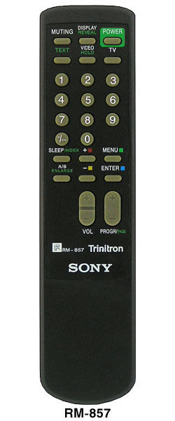 Пульт ДУ Sony RM 857 TV