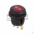 Переключатель круглый с подсветкой и влагозащитой KCD1-202/FS on-off, 3 контакта 220В (красный) #1