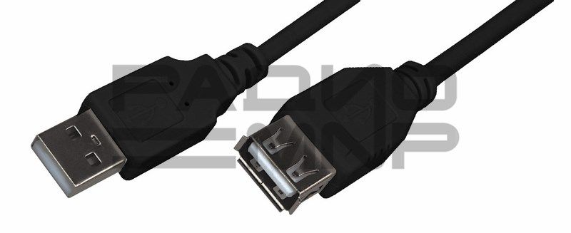 Шнур USB (A)шт. - USB (A)гн. 5,0м "Арбаком"
