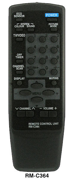 Пульт ДУ JVC RM - C364 TV (черный)