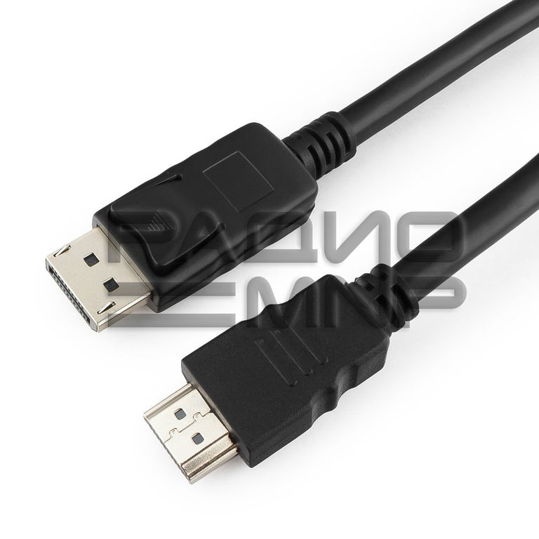 Шнур шт.DisplayPort - шт.HDMI 1.8м 20М/19М "Cablexpert" 1