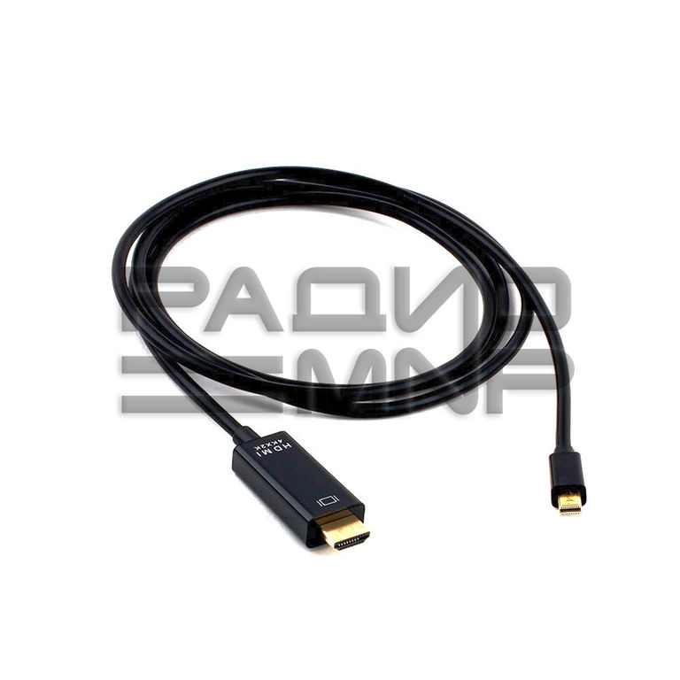 Шнур шт.mini DisplayPort - шт.HDMI 1.8м 20М/19М "Cablexpert" 2