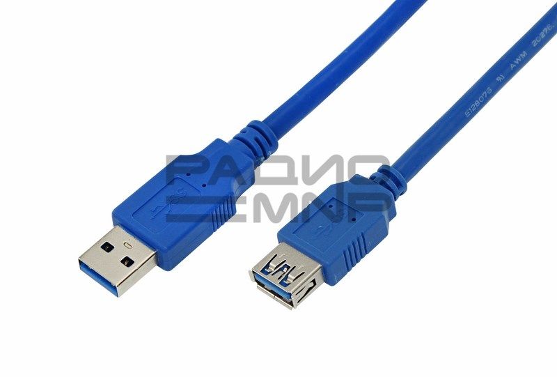 Шнур USB (A)шт. - USB (A)гн. 1,5м USB 3.0 "Rexant"
