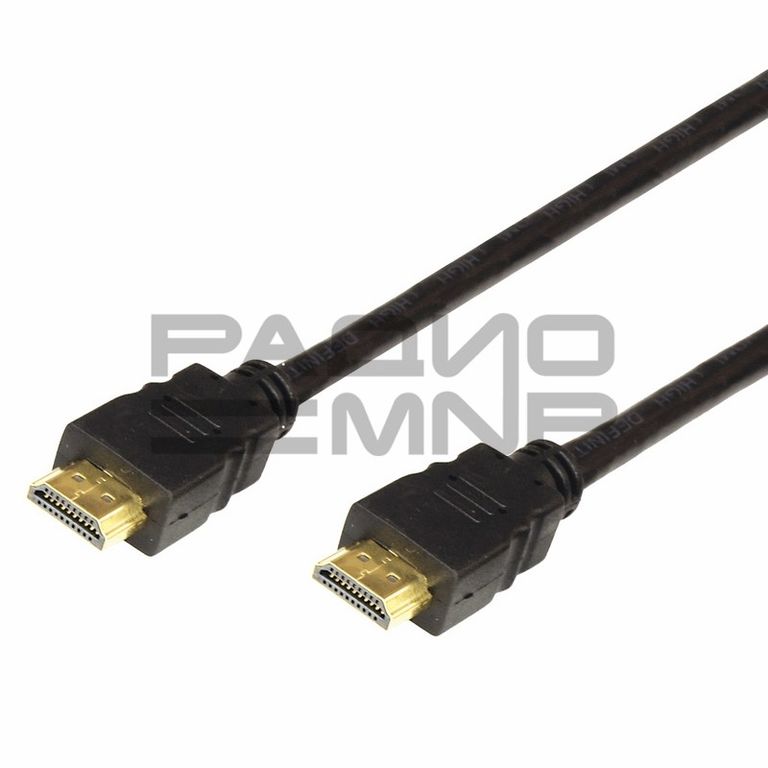 Шнур шт.HDMI - шт.HDMI v1.4 3,0м без ферритовых фильтров "Арбаком"