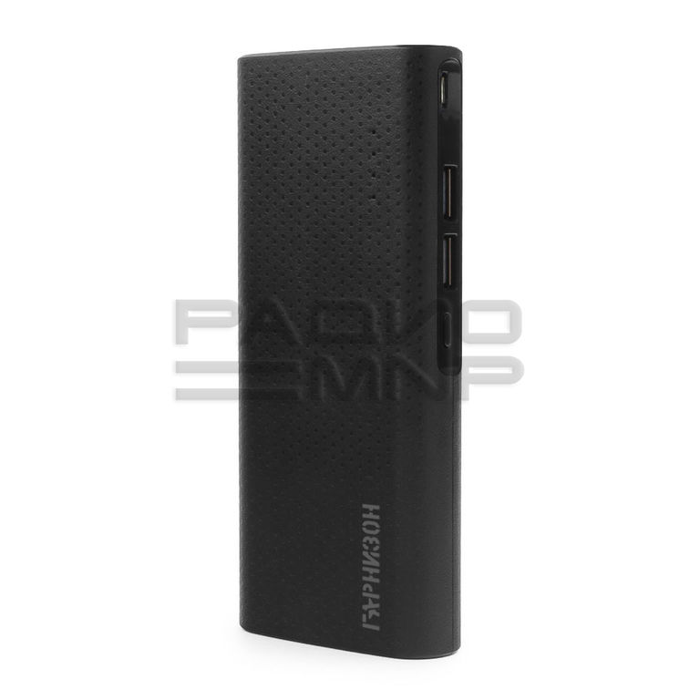 Портативный аккумулятор 10000mAh 2гн.USB 5V, 2.1А (чёрный) "Гарнизон" 2