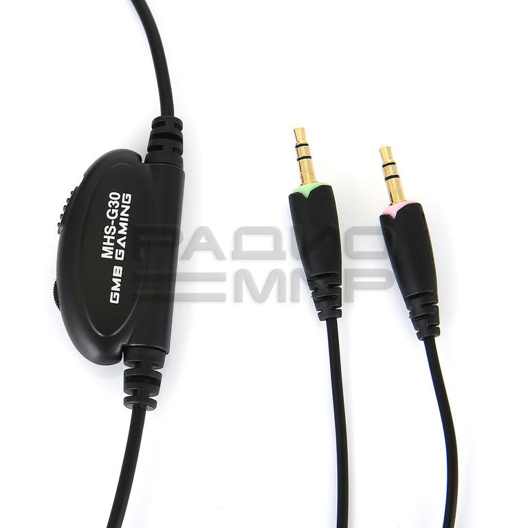 Гарнитура игровая "Gembird" MHS-G30, с регулировкой громкости, кабель 2,5м (чёрный) 4