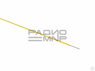 Провод монтажный автомобильный (ПГВА) 1x0,5мм2 100м жёлтый "Rexant" 
