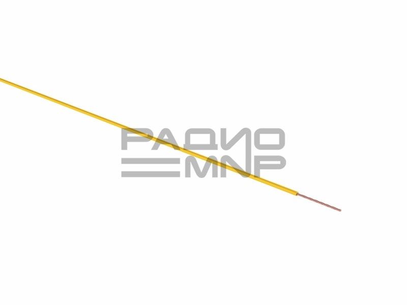 Провод монтажный автомобильный (ПГВА) 1x0,5мм2 100м жёлтый "Rexant"