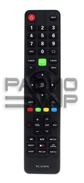 Пульт ДУ Daewoo RC-670PT, RC-670PN LCD TV Smart