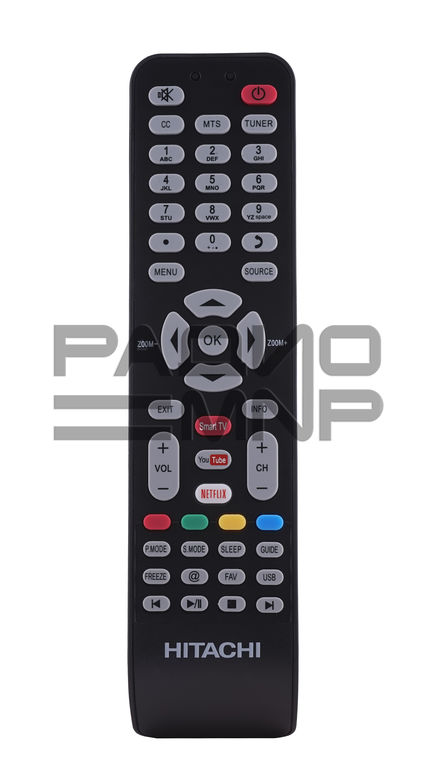 Пульт ДУ Hitachi 06-IRPT49-CRC199 (06IRPT49CRC199, 06-519W49-B001) LCD TV Smart, Youtube Original