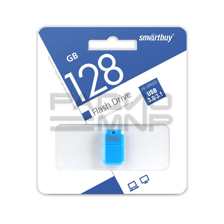 USB 3.0 Flash накопитель 128GB SmartBuy Art, синий 1
