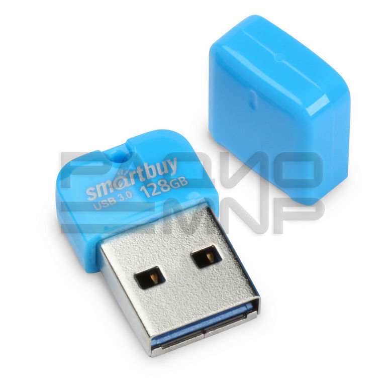 USB 3.0 Flash накопитель 128GB SmartBuy Art, синий 3