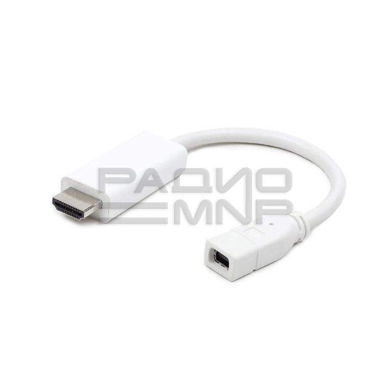 Переходник шт. HDMI - гн. mini DisplayPort шнур 16см "Cablexpert" 1