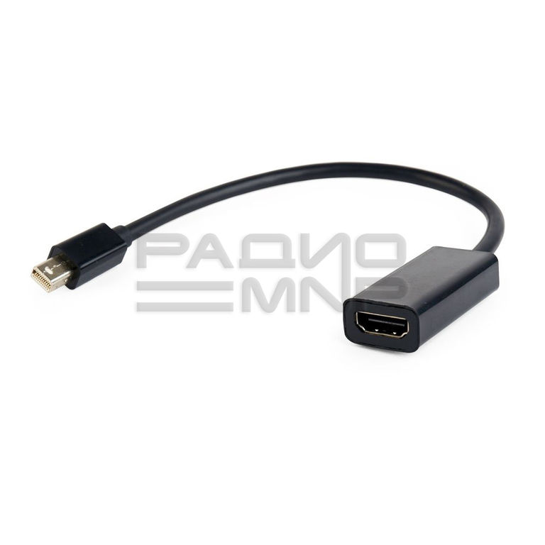 Переходник шт. mini DisplayPort - гн. HDMI шнур 16см "Cablexpert" 1