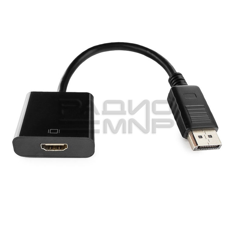 Переходник шт. DisplayPort - гн. HDMI кабель 10см "Cablexpert" 1