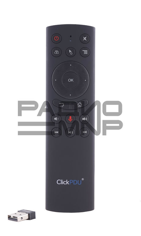 Пульт ДУ универсальный ClickPDU G20S Air Mouse с гироскопом и голосовым управлением для Android TV Box, PC