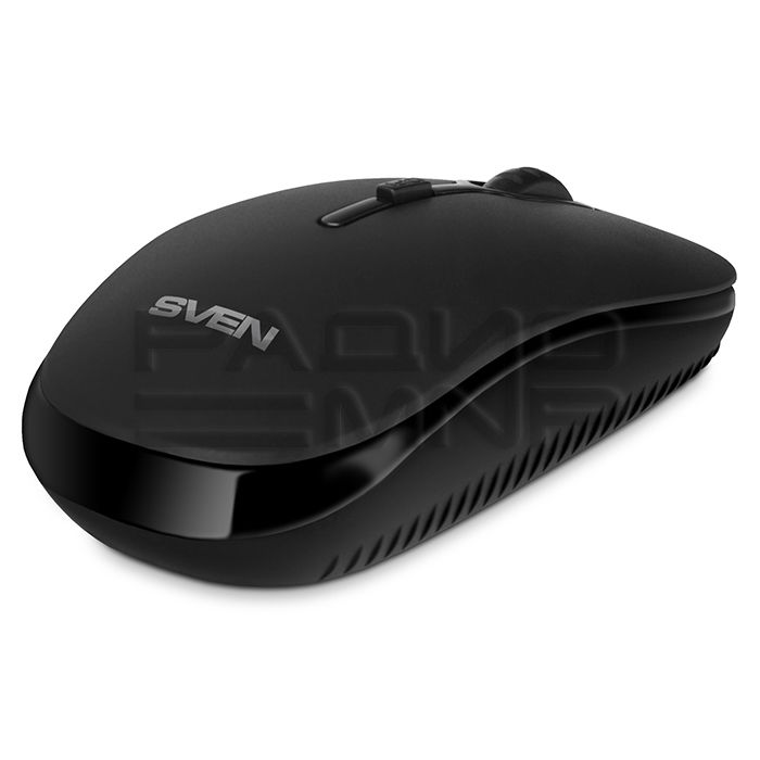 Мышь компьютерная беспроводная Sven RX-510SW, USB, бесшумная (черный, коробка) 6