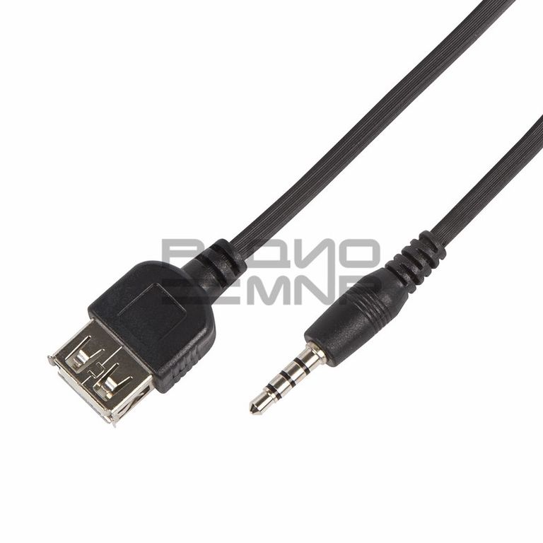 Шнур USB (A)гн. - шт.3,5мм 4pole 1,0м