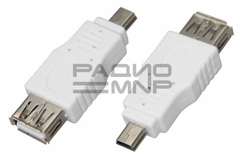 Переходник шт.mini USB 5pin - гн.USB (A)