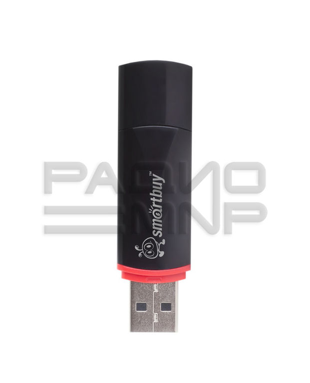 USB 2.0 Flash накопитель 16GB SmartBuy Crown, чёрный 2