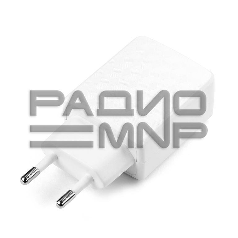 Адаптер постоянного тока 220В с выходом 1гн.USB 5V, 2A (белый) "Cablexpert" 2