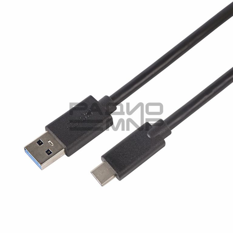 USB кабель шт.USB (A) - шт.Type-C 3.0, 1м"Rexant"