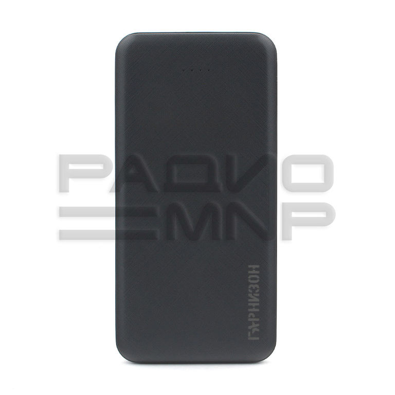 Портативный аккумулятор 10000mAh 1гн.USB 5V, 1А + 1гн.USB 5V, 2,1A GPB-115 (чёрный) "Гарнизон" 3