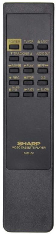Пульт ДУ Sharp G1051GE VCR original
