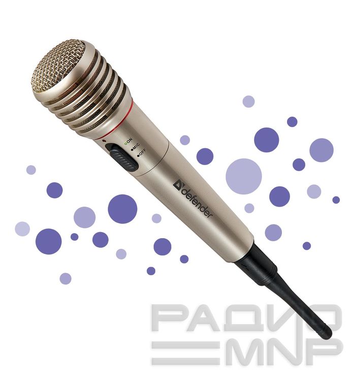 Микрофон Defender MIC-140 (беспроводной) 1