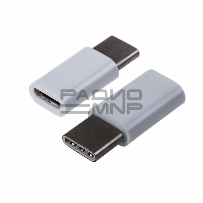 Переходник шт.USB Type-C - гн.micro USB(B) "Rexant"