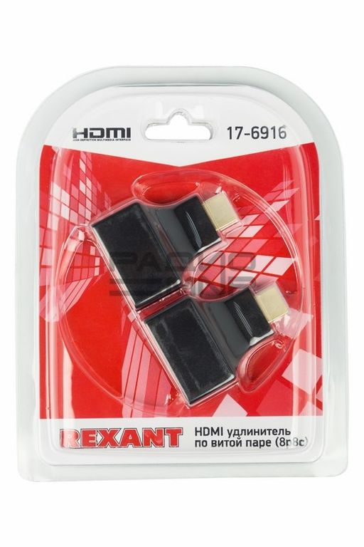 HDMI удлинитель по витой паре RJ-45 (8P8C) "Rexant" 2