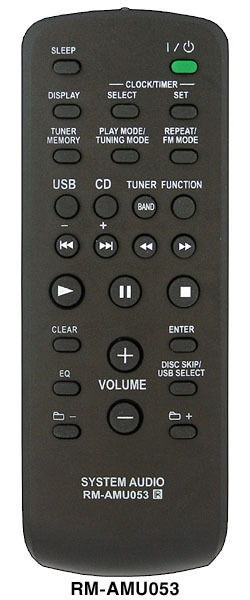 Пульт ДУ Sony RM-AMU053 Audio System