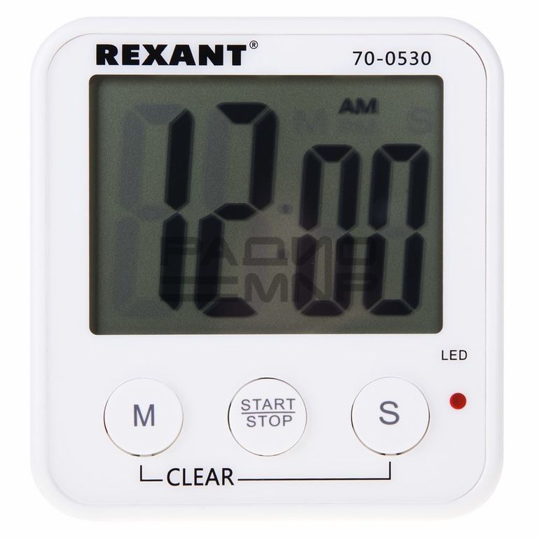 Цифровые часы с таймером обратного отсчёта RX-100A
