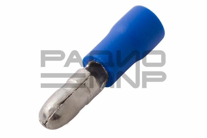 Разъем штекерный изолированный синий, штекер 4 мм 1.5-2.5 кв. мм. (РШи-п 2.5-4/РШИп 2-5-4) "Rexant" 1