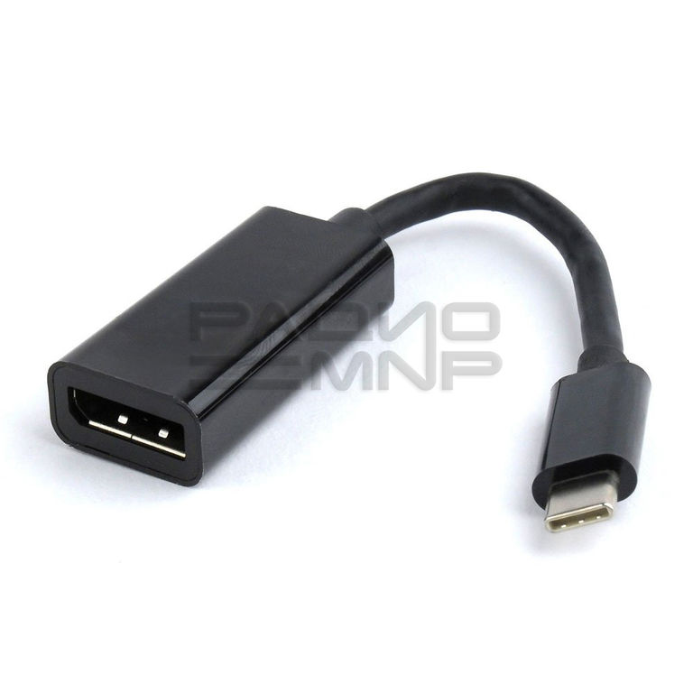 Переходник шт.USB Type-C - гн.DisplayPort, кабель 15см. "Cablexpert" 1