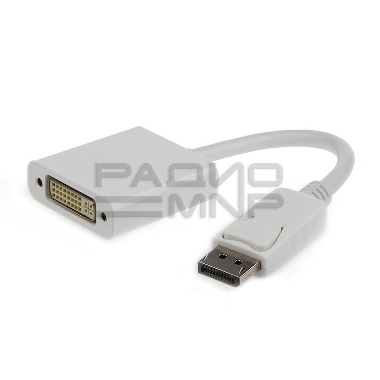 Переходник шт. DisplayPort - гн. DVI кабель 20см "Cablexpert" 1