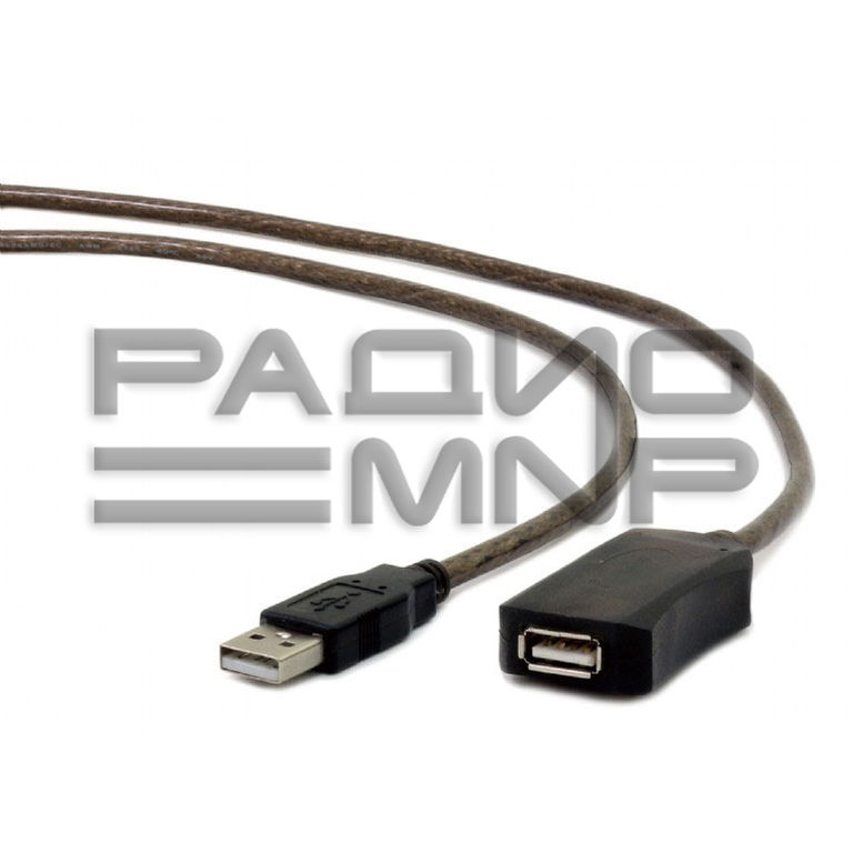Активный USB удлинитель штекер USB (A) - гнездо USB (A) 15м "Cablexpert"