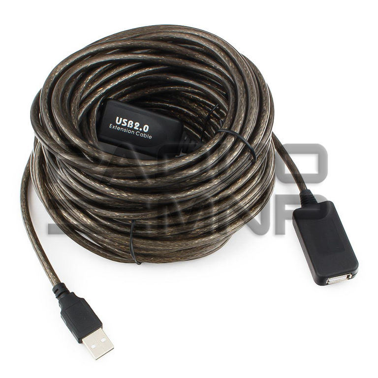 Активный USB удлинитель штекер USB (A) - гнездо USB (A) 15м "Cablexpert" 2