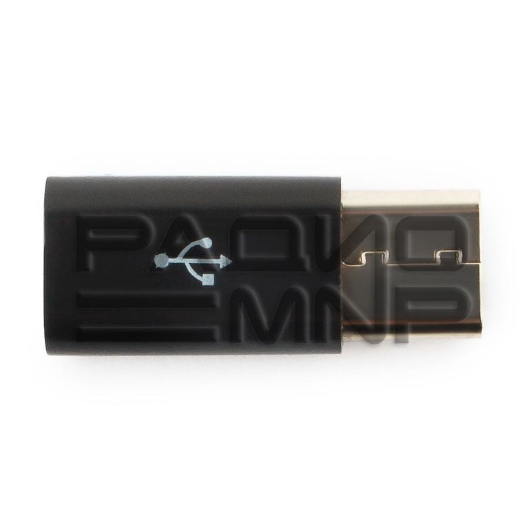 Переходник шт.USB Type-C - гн.micro USB(B) "Cablexpert" 2