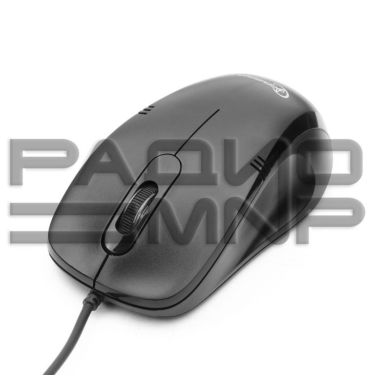 Мышь компьютерная "Gembird" MOP-100, USB, 2кн.+колесо кнопка, 1000DPI, кабель 1,45м (чёрный) 2