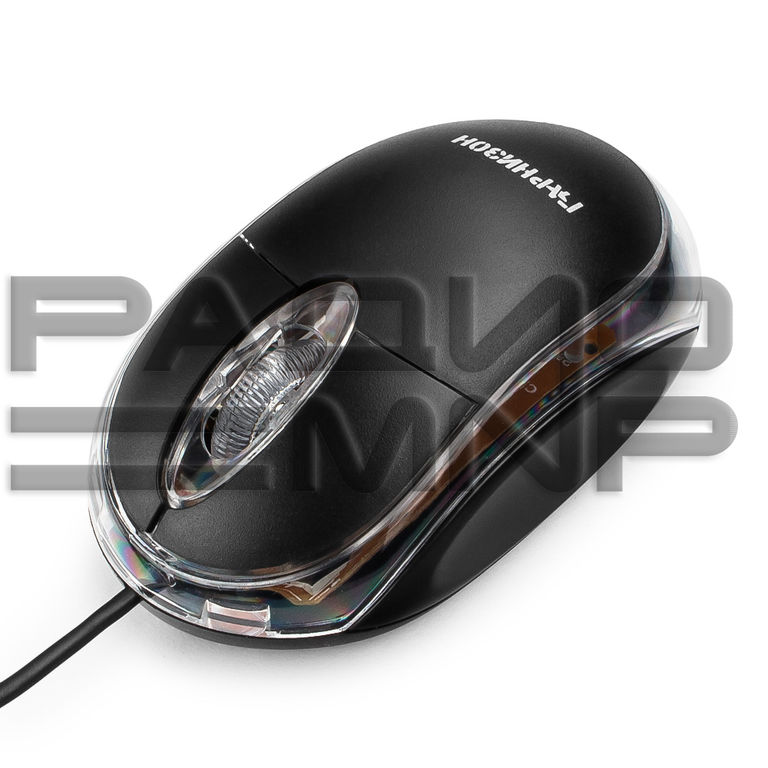Мышь компьютерная "Гарнизон" GM-100, USB, 2кн.+колесо кнопка, 1000DPI, чип-X (чёрный) 3